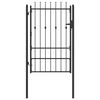 vidaXL Cancello per recinzione ASTEN 100 x 150 cm Metallo Bloccabile