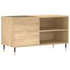 vidaXL Mobile Porta Dischi Rovere Sonoma 85x38x48 cm Legno Multistrato