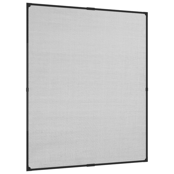 vidaXL Zanzariera Magnetica Finestre Antracite 100x120cm Fibra Vetro