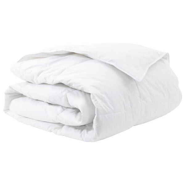 vidaXL Duvet Invernale Bianco 240 x 200 cm Piuma