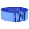 vidaXL Piscina per Cani Pieghevole Blu 300x40 cm in PVC