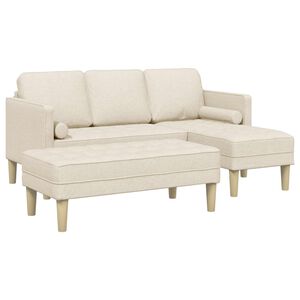 vidaXL Set di divani 2 pz Tela Poliestere