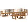 vidaXL Set di divani da esterno 8 pcs Naturale