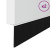 vidaXL Spazzole per porte autoadesive 2 pcs Bianco 100 cm