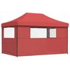 vidaXL Tenda Party Borgogna 292 x 440 x 315 cm Tessuto Oxford