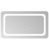 vidaXL Specchio da bagno LED Trasparente 70 x 40 cm vetro temperato
