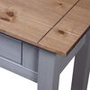 vidaXL Tavolo Consolle Grigio 110x40x72 cm Legno Massello Pino Panama