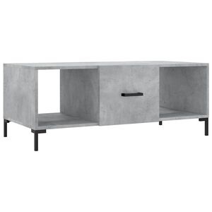 vidaXL Tavolino Salotto Grigio Cemento 102x50x40 cm Legno Multistrato