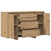 vidaXL Credenza Rovere artigianale 120 x 41 x 75 cm Legno multistrato