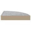 vidaXL Mensole Angolari 4 pz Grigio Cemento 35x35x3,8 cm in MDF