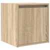 vidaXL Comodini a Muro 2 pz Rovere Sonoma 38x34x40 cm