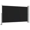 vidaXL Tenda da Sole Laterale Retrattile 140 x 300 cm Nera