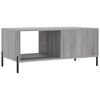 vidaXL Tavolino da Salotto Grigio Sonoma 90x50x40 cm Legno Multistrato