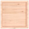 vidaXL Piano Bagno 60x60x(2-6) cm in Legno Massello Non Trattato