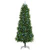 vidaXL Albero di Natale con 300 LED con supporto Verde 240 cm PE