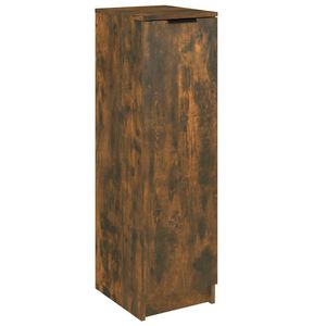 vidaXL Scarpiera Rovere Fumo 30x35x100 cm in Legno Multistrato