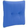 vidaXL Cuscino per schienale PUTTEN 100% Poliestere Blu Reale