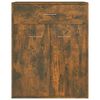 vidaXL Credenza Rovere Fumo 60x30x75 cm in Legno Multistrato