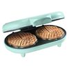Bestron Piastra Doppia per Waffle a Cuore ADWM1000M 1000 W Menta
