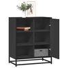 vidaXL Credenza Nero 62x35x76 cm in Legno Multistrato