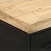 vidaXL Credenza con 6 Cassetti in Legno di Mango Grezzo