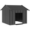 vidaXL Casetta per Cani con Tetto 85x107x81 cm Acciaio Zincato