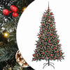 vidaXL Albero di Natale artificiale con 300 LED Verde 180 cm