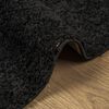 vidaXL Tappeto Shaggy PAMPLONA a Pelo Lungo Moderno Nero 80x150 cm