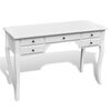 vidaXL Scrivania in Stile Francese Legno con Gambe Curve e 5 Cassetti
