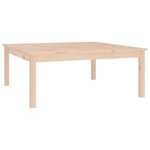 vidaXL Tavolino da Salotto 100x100x40 cm Legno Massello di Pino