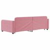 vidaXL Divano Letto con Letto Estraibile Rosa 90x200 cm in Velluto