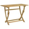 vidaXL Tavolo da Giardino Pieghevole 110x55x75cm Legno Massello Acacia