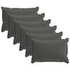 vidaXL Federa 6 pz HOUTEN Antracite 50 x 70 cm Poliestere