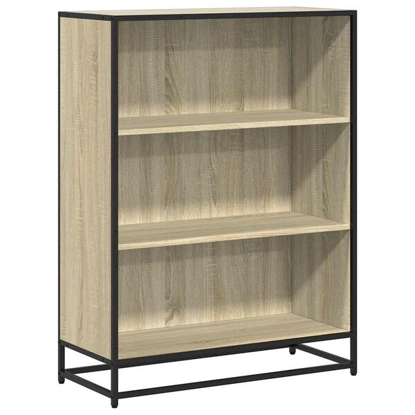 vidaXL Libreria Rovere Sonoma 80,5x35x107,5 cm in Legno Multistrato