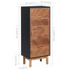 vidaXL Credenza 45x32x115 cm in Legno Massello di Acacia e MDF