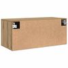 vidaXL Armadietto a muro rovere artigianale 80 x 36.5 x 35 cm