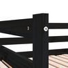 vidaXL Lettino Estraibile Senza Materasso Nero 90x190 cm