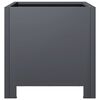 vidaXL Fioriere da Giardino 2 pz Antracite 30x30x30 cm in Acciaio