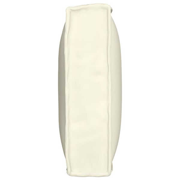 vidaXL Cuscino per schienale pallet con cuscino Crema 80 x 40 x 12 cm