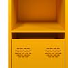 vidaXL Credenza Giallo Senape 101,5x39x73,5 cm Acciaio Laminato Freddo