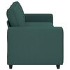 vidaXL Divano a 3 Posti Verde Scuro 220x77x82 cm in Tessuto