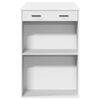 vidaXL Tavolo da Bar Bianco 102x70x103,5 cm in Truciolato