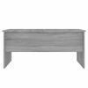 vidaXL Tavolino Grigio Sonoma 102x50,5x46,5 cm in Legno Multistrato