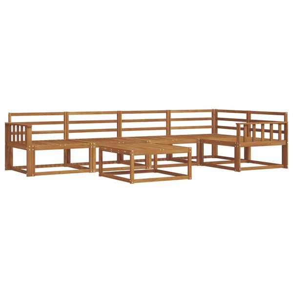 vidaXL Set di divani da esterno 6 pcs Naturale