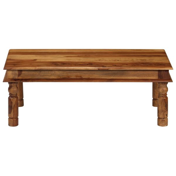 vidaXL Tavolino da Salotto in Legno Massello di Acacia 110x60x40 cm