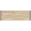vidaXL Set di mobili per il bagno Rovere Sonoma Legno multistrato