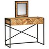 vidaXL Tavolo da Trucco con cassetto Marrone 100 x 40 x 120 cm