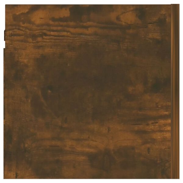 vidaXL Armadietti TV a Parete 8 pz Rovere Fumo 30,5x30x30 cm