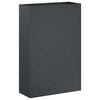 vidaXL Vaso da giardino Antracite 50 x 20 x 75 cm