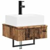 vidaXL Lavabo da Parete Legno antico 40 x 41 x 39 cm